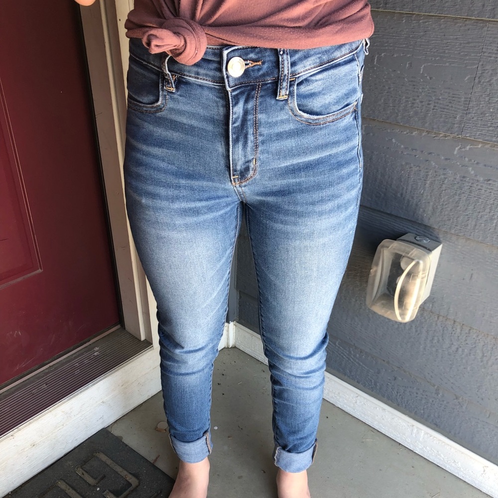 American Eagle Women’s High Rise Skinny Jegging